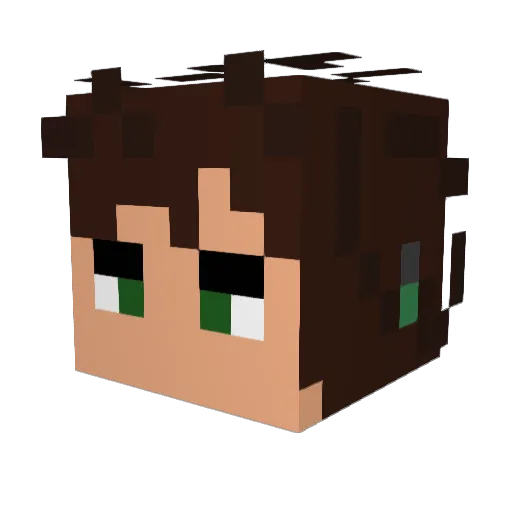 gabrielproguy Minecraft avatar head, 3D render