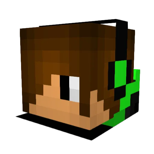 gabriels99 Minecraft avatar head, 3D render