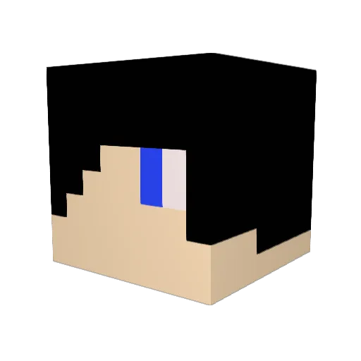 gabriobr Minecraft avatar head, 3D render