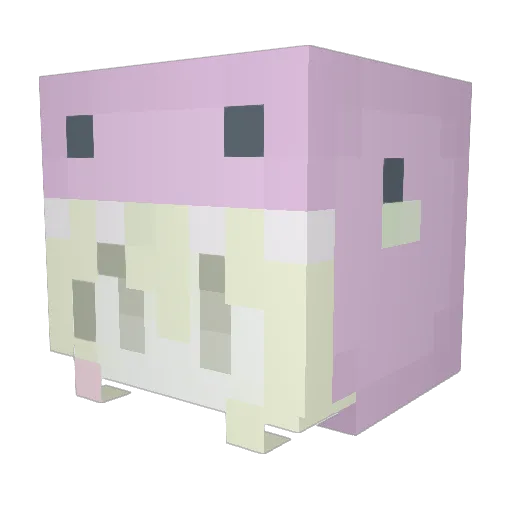 gabrwel Minecraft avatar head, 3D render