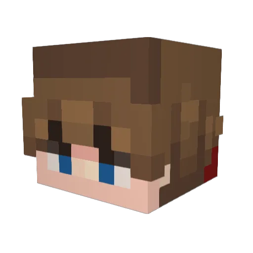 gabs2084 Minecraft avatar head, 3D render