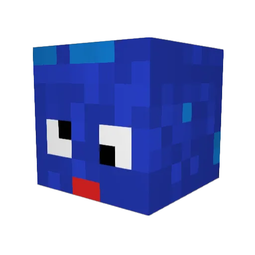 gabs47_ Minecraft avatar head, 3D render