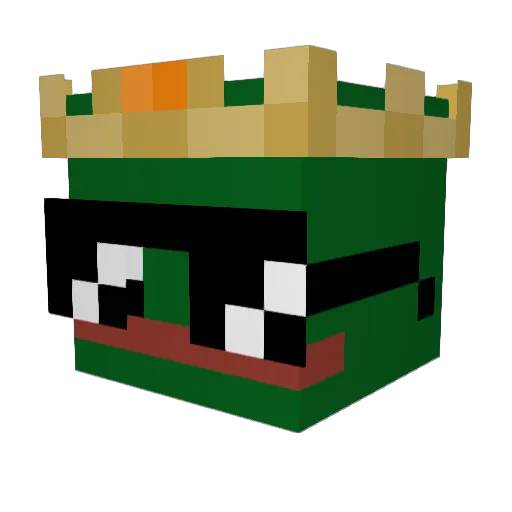 gabsi1005 Minecraft avatar head, 3D render