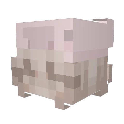 gabssssssss Minecraft avatar head, 3D render