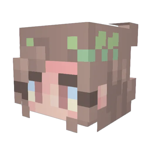 gabsta202020 Minecraft avatar head, 3D render