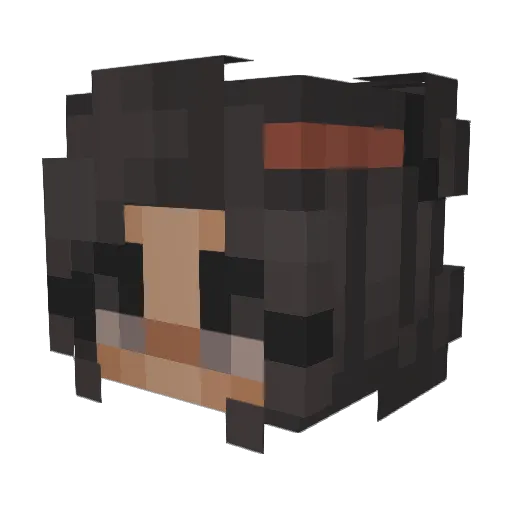 gabster352 Minecraft avatar head, 3D render