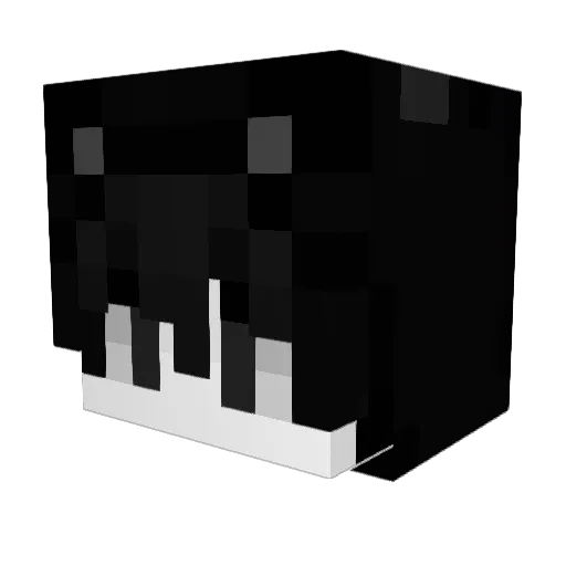 gabswh Minecraft avatar head, 3D render