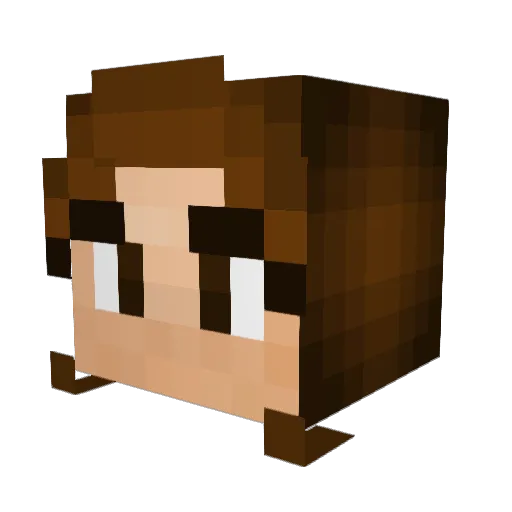 gabthebroducer Minecraft avatar head, 3D render