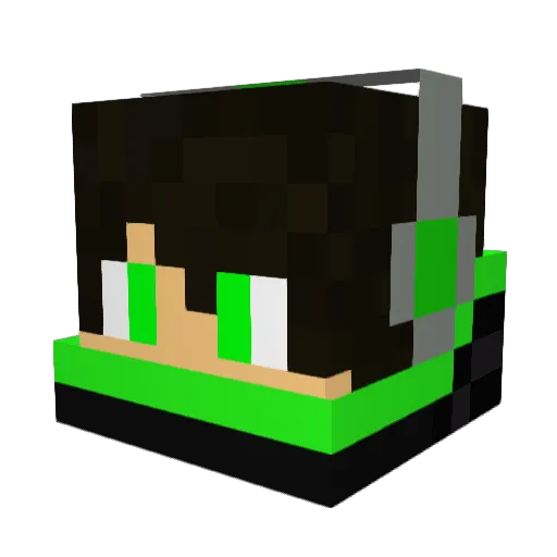 gabulin19 Minecraft avatar head, 3D render
