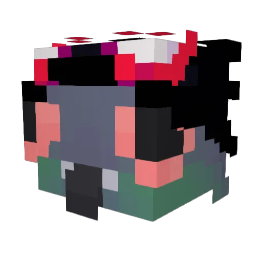 gabvo00 Minecraft avatar head, 3D render