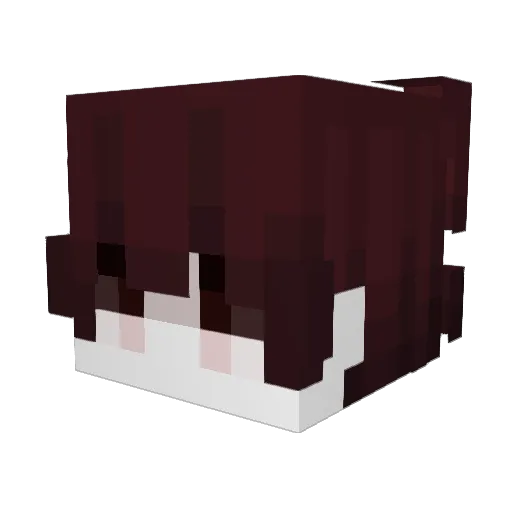 gabxznc Minecraft avatar head, 3D render