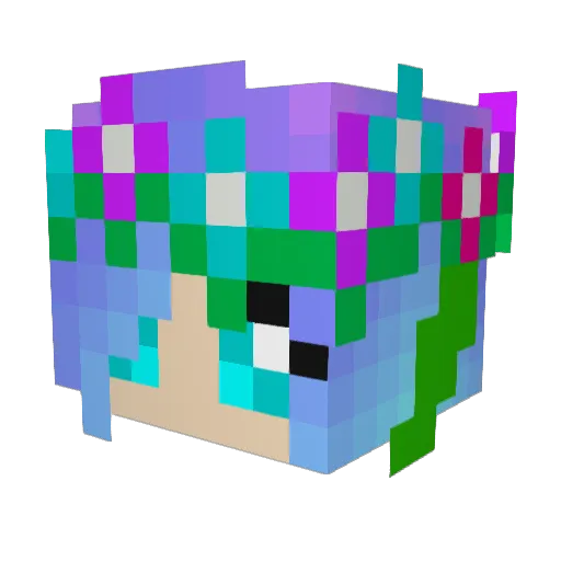 gaby2300 Minecraft avatar head, 3D render