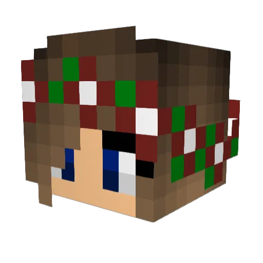 gaby_123 Minecraft avatar head, 3D render