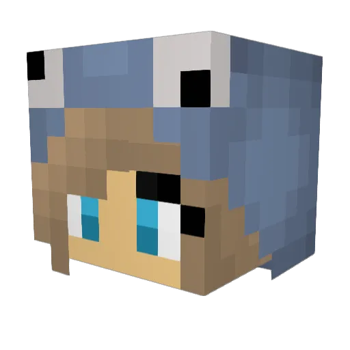gabyangel22 Minecraft avatar head, 3D render