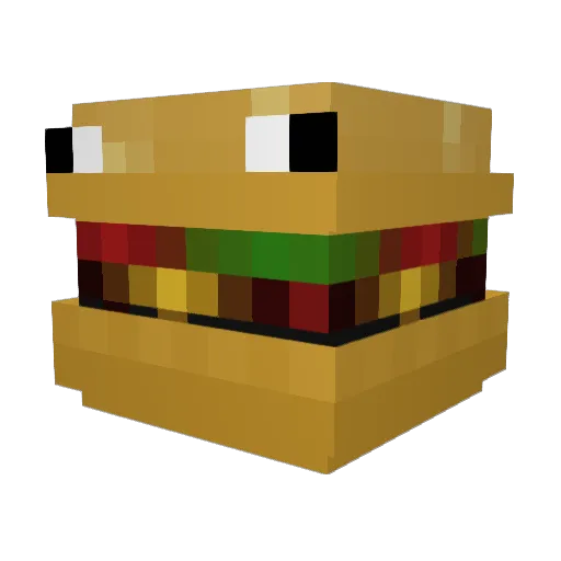 gabydelavega Minecraft avatar head, 3D render