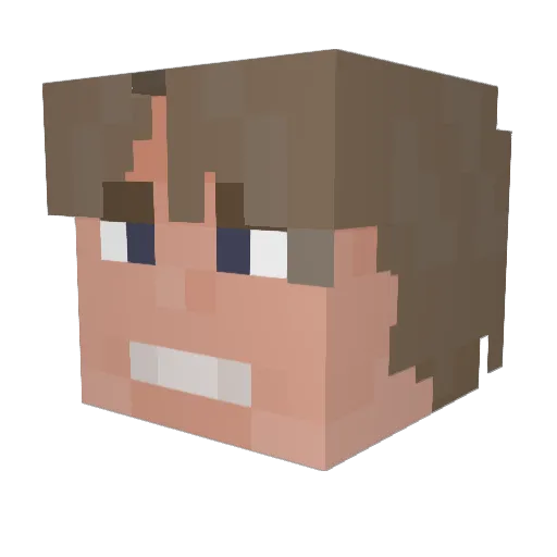 gabyz1 Minecraft avatar head, 3D render