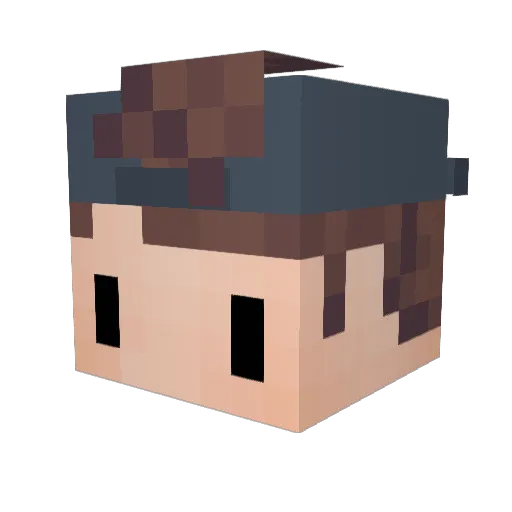 gabzextremebr Minecraft avatar head, 3D render