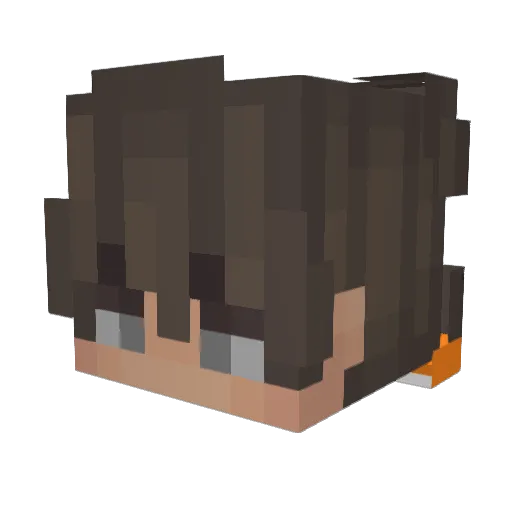 gabzsx Minecraft avatar head, 3D render