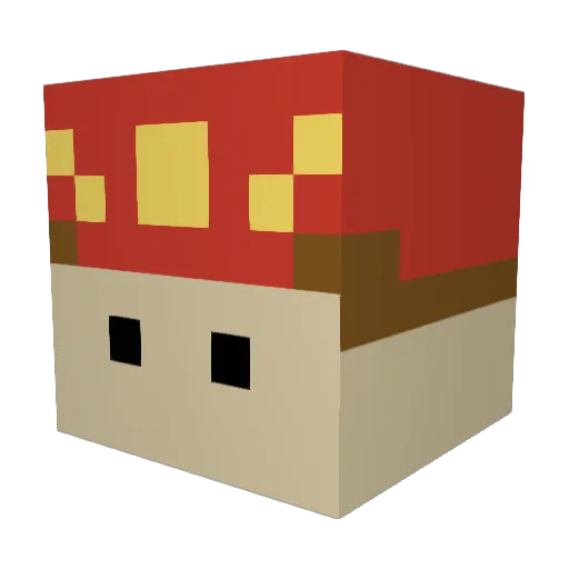 gadamc Minecraft avatar head, 3D render