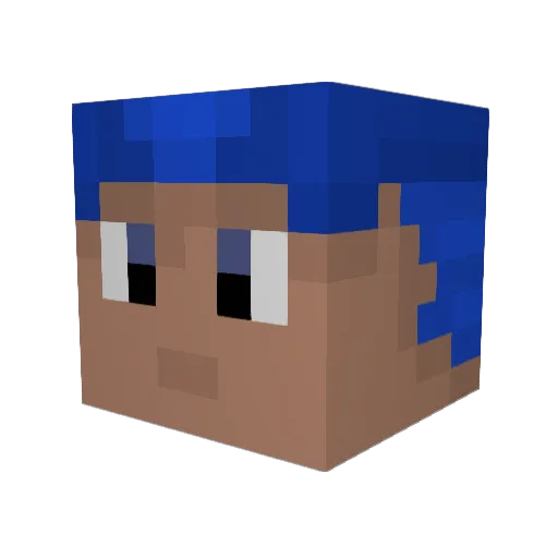 gadgetwolf1996 Minecraft avatar head, 3D render