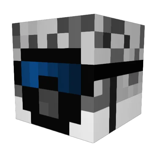 gadhan Minecraft avatar head, 3D render