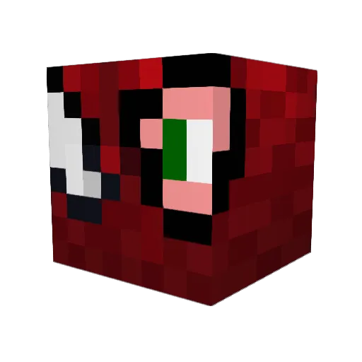 gadhapj Minecraft avatar head, 3D render