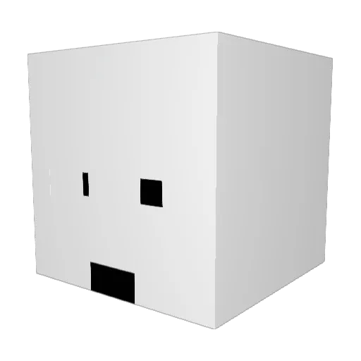 gadiant Minecraft avatar head, 3D render