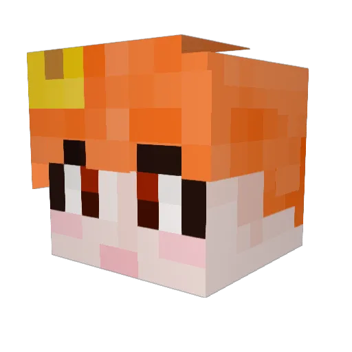 gadka0327 Minecraft avatar head, 3D render
