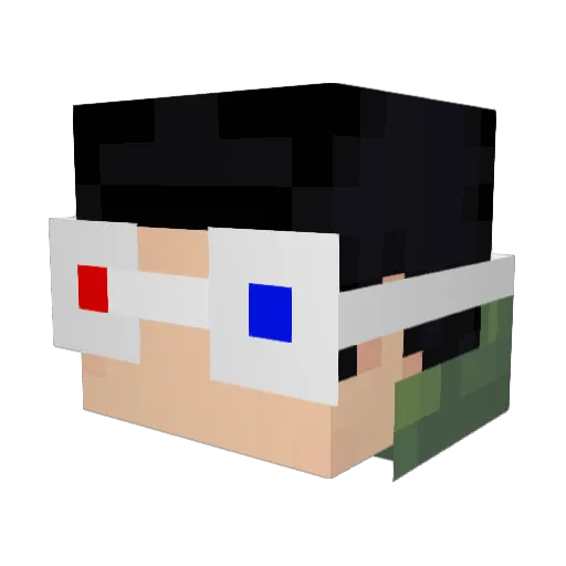 gadoneitor15 Minecraft avatar head, 3D render