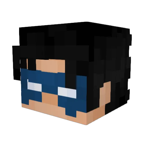gaelo201 Minecraft avatar head, 3D render