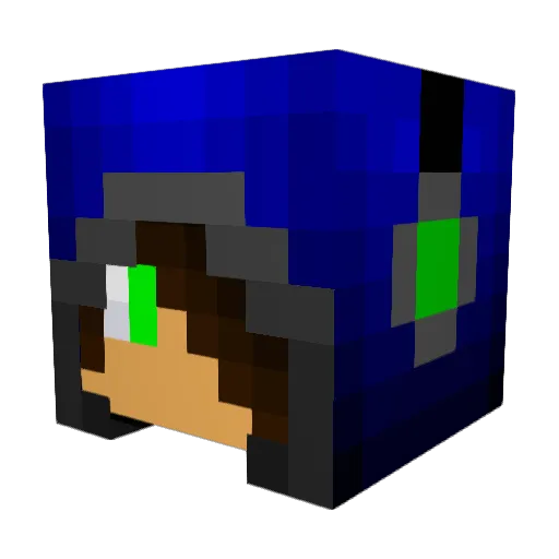 gaelxd12 Minecraft avatar head, 3D render