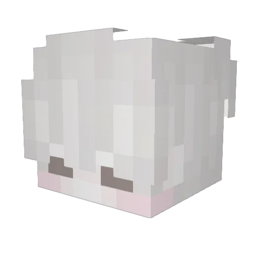 gaemju Minecraft avatar head, 3D render