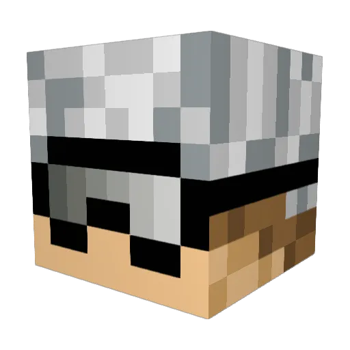 gaero02 Minecraft avatar head, 3D render
