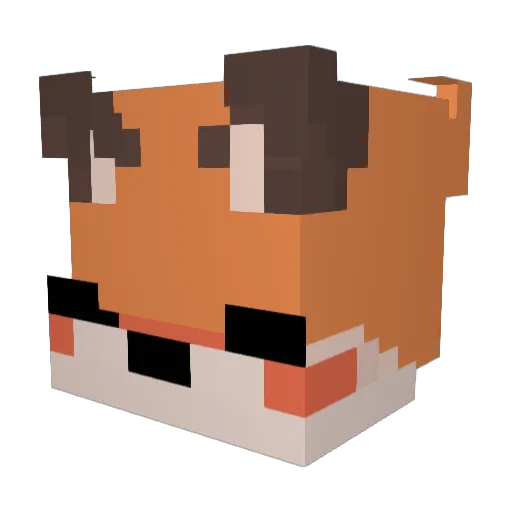 gaesipal1112 Minecraft avatar head, 3D render