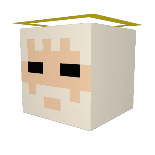 gaetan1702 Minecraft avatar head, 3D render