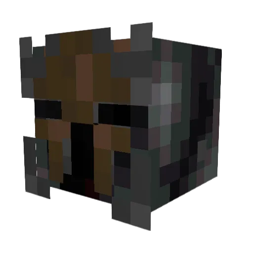 gaetgame Minecraft avatar head, 3D render