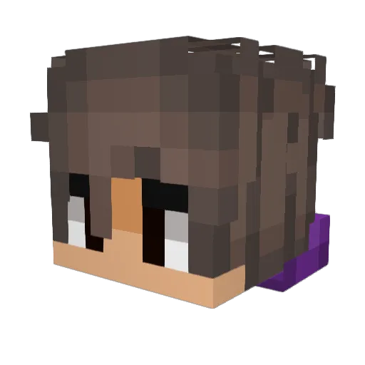 gaffminecraft Minecraft avatar head, 3D render