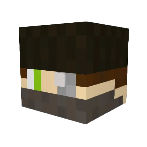 gaga4275 Minecraft avatar head, 3D render