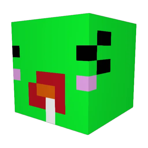 gagaga80 Minecraft avatar head, 3D render