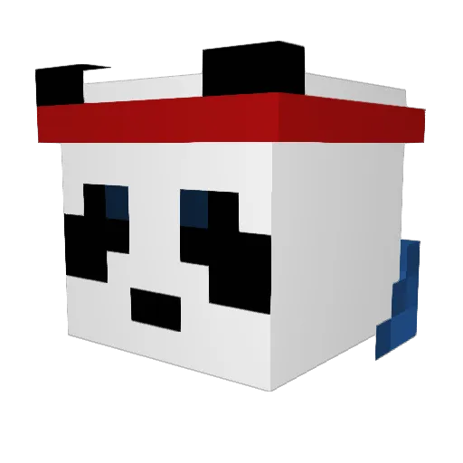 gage06269 Minecraft avatar head, 3D render
