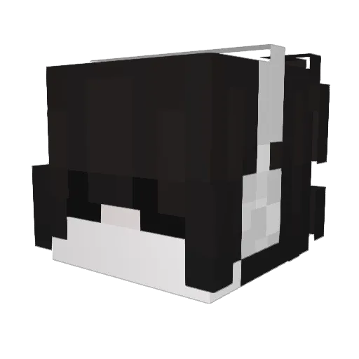 gagebreakblock Minecraft avatar head, 3D render