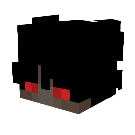 gaggamelius Minecraft avatar head, 3D render