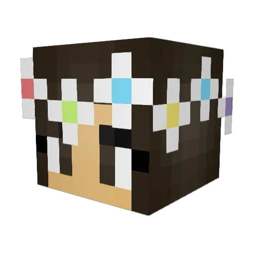gailcave Minecraft avatar head, 3D render