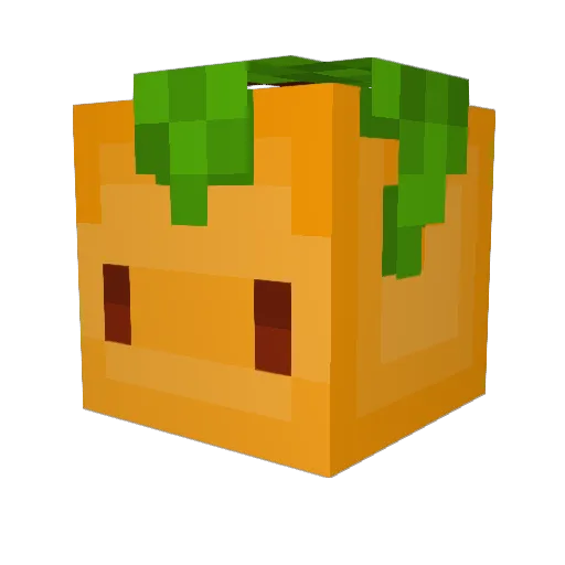 gaintBBC Minecraft avatar head, 3D render