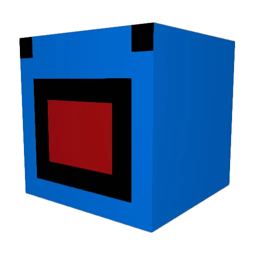 gakattack Minecraft avatar head, 3D render