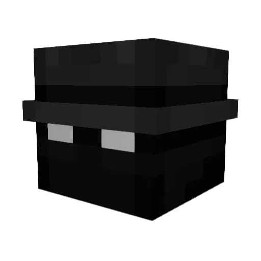galabare Minecraft avatar head, 3D render