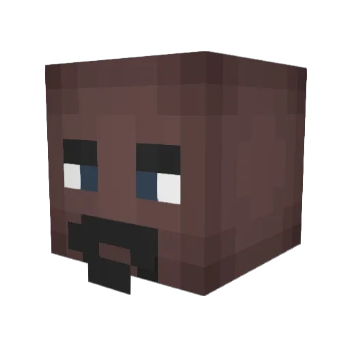 galabov Minecraft avatar head, 3D render