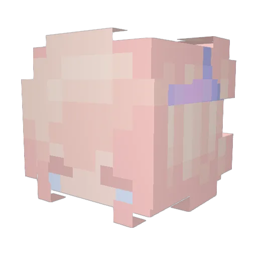 galactictears Minecraft avatar head, 3D render