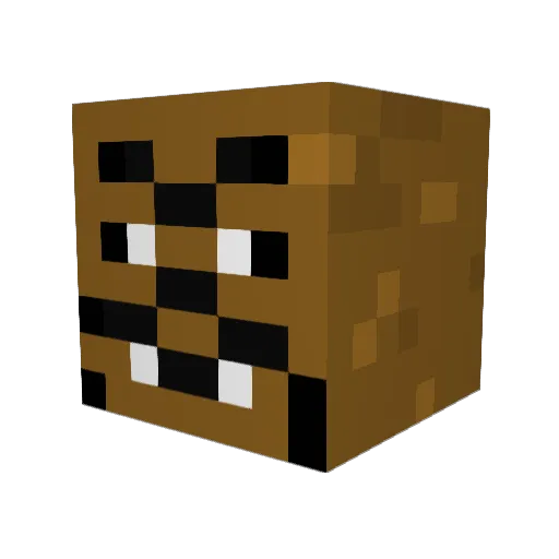 galam8 Minecraft avatar head, 3D render