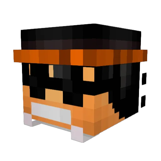 galatron_ Minecraft avatar head, 3D render